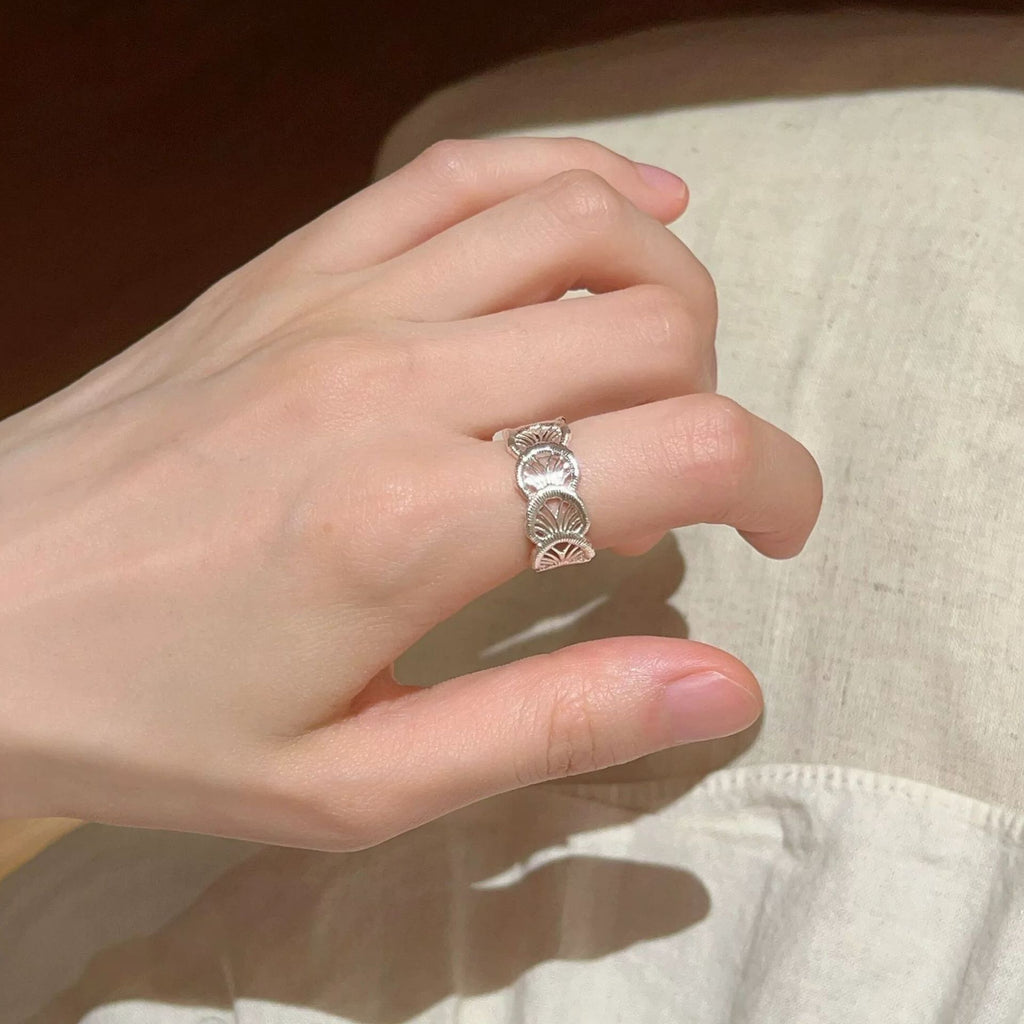 Sweet Elegant Hollow Anneau pour femmes