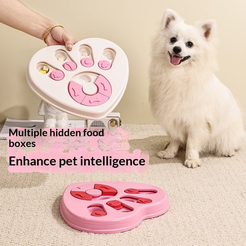 Puzzle de chien Jouet d'alimentation lente