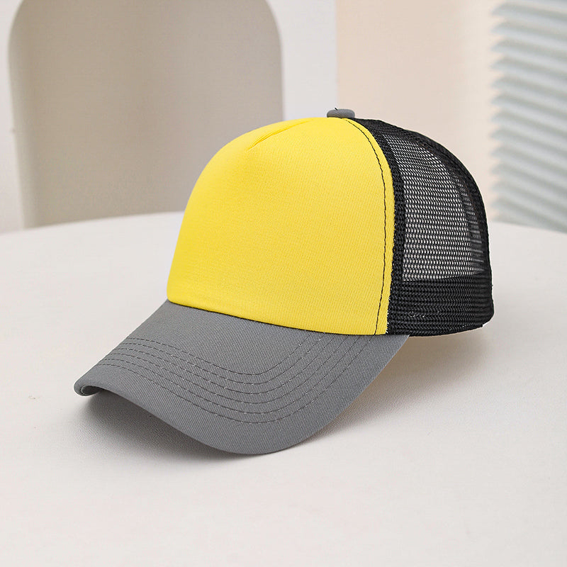 Chapeau de camionneur multicolore pour homme pour la protection contre le soleil