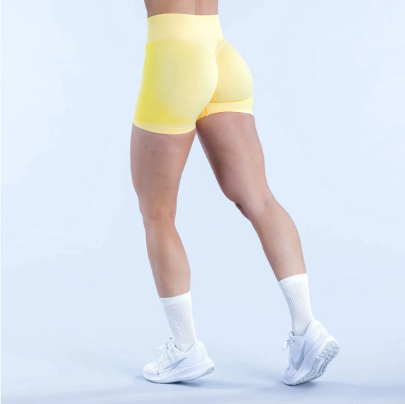 Seamless High Waist Workout Short Hip Lifting Sport Short