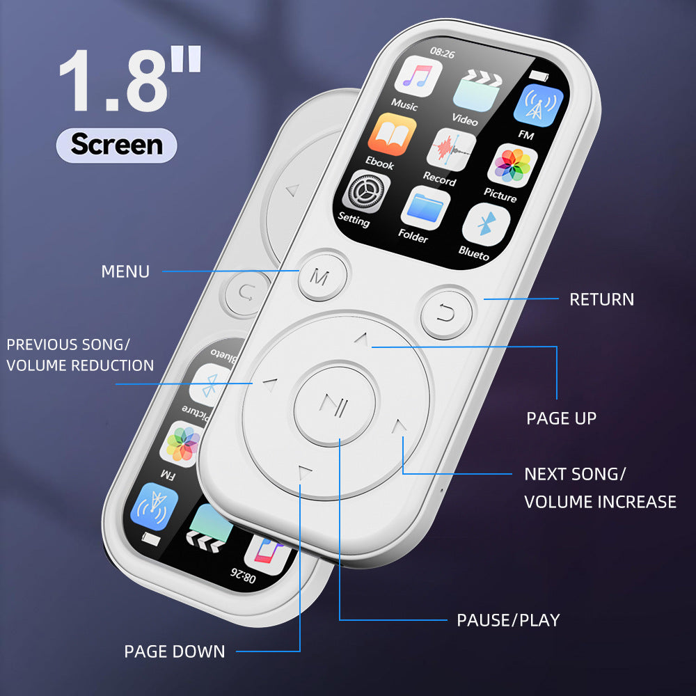 2 pouces HD écran portable lecteur de musique MP3