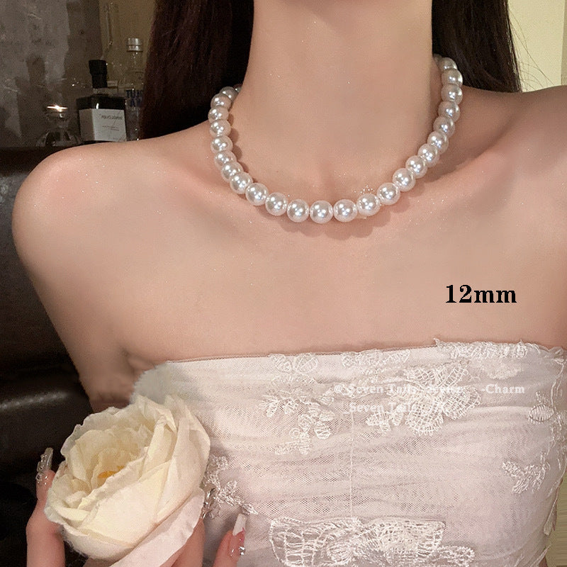 Femmes Perle Collier Niche High End Design Élégant Collier Chaîne Mode Chandail Col J