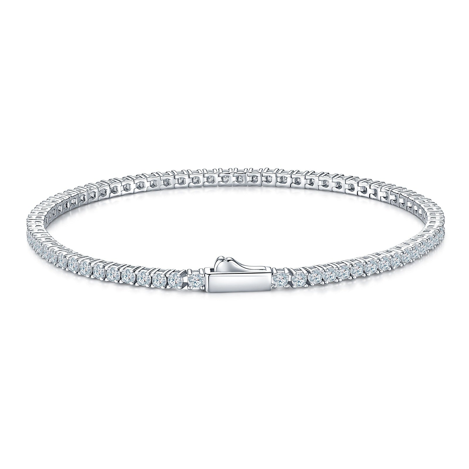 Bracelet de tennis Mozanite pour femmes