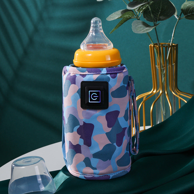 Couverture de bouteille de lait de chauffage portable et température constante