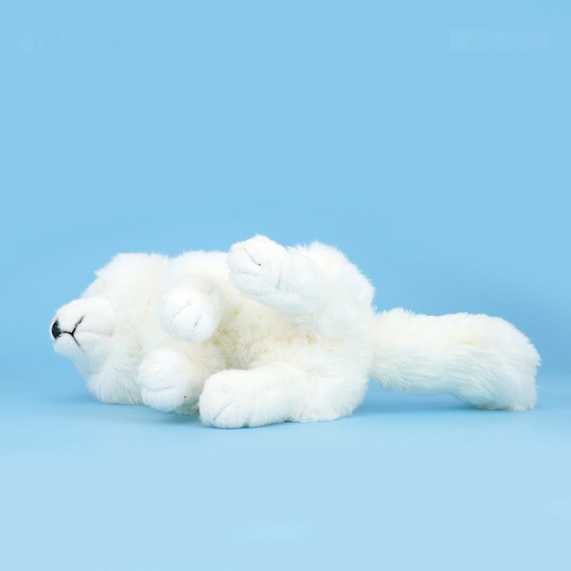 Cadeau enfant Compagnon Poupée peluche jouet blanc