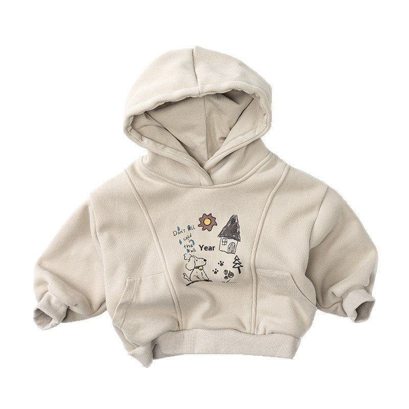 Sweat-shirt à capuche pour l'hiver garde les garçons et les filles chaud