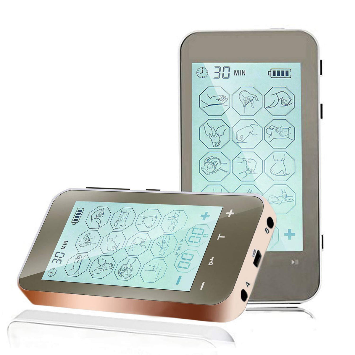 Écran couleur méridien numérique masseur 12 modes écran tactile