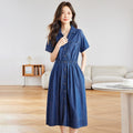 Light Tencel Denim Dress Inch Women Summer Style