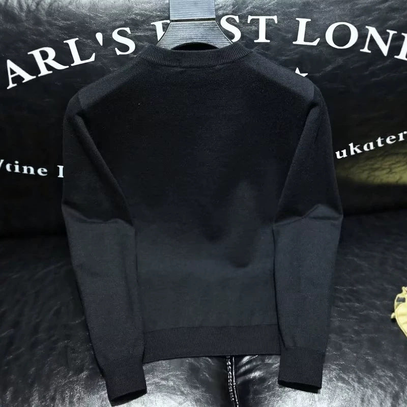 Homme AutumnHiver Crew-Neck Slim-Fit En bas