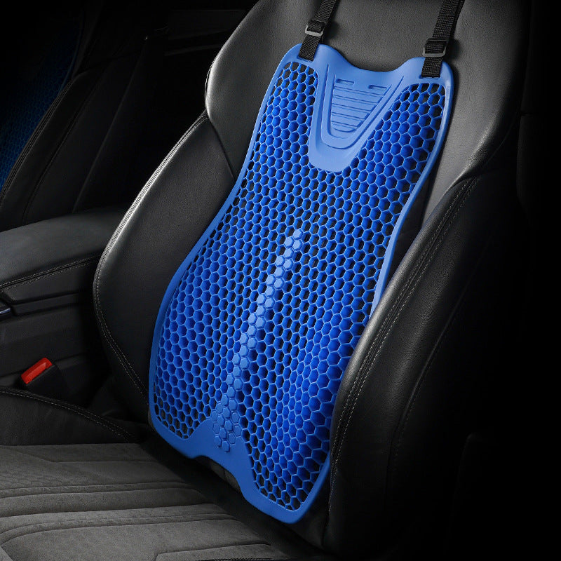 Coussin de siège de voiture ventilé et respirant en silicone à quatre dimensions