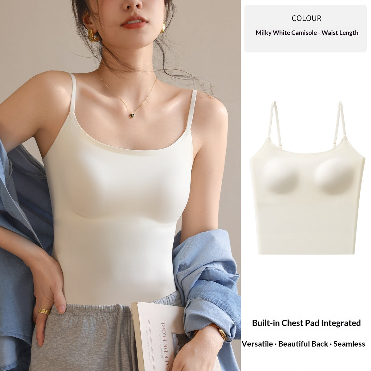 Flawless Liquid Foundation Femmes Sous-vêtements Skin-tone Vest