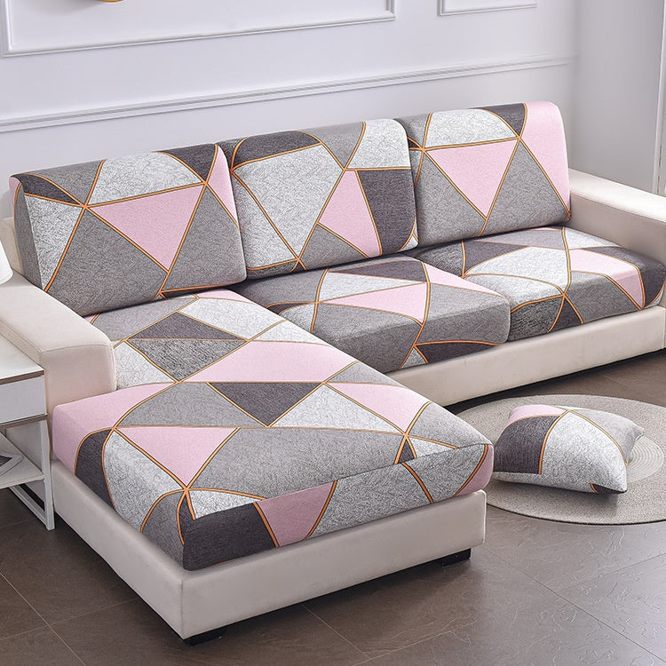 Housse de canapé encastrée haute-élastique - Slipcover Imprimé minimaliste moderne pour Chaise Lon