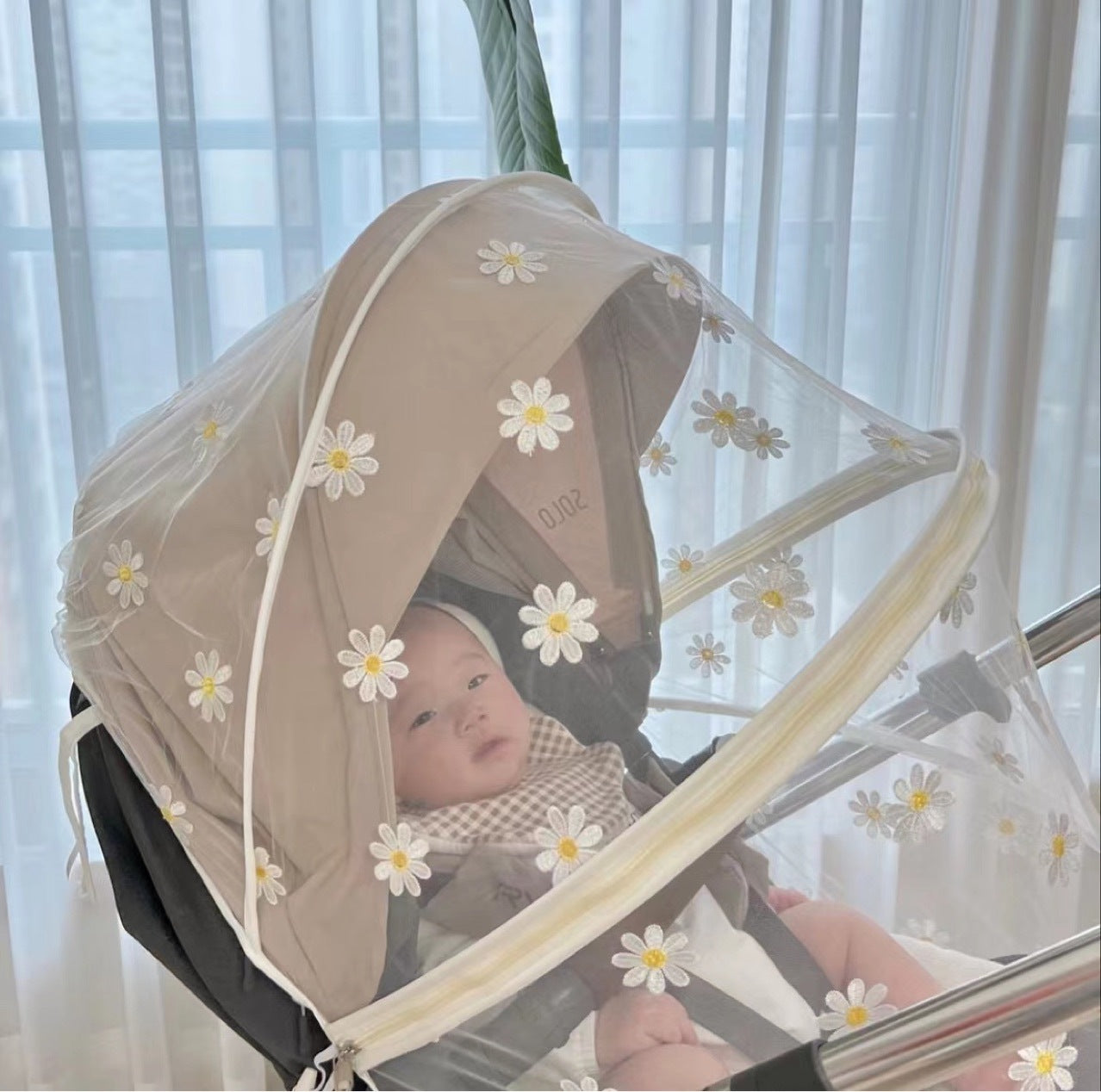 Infantile Mosquito Net Poussette pour bébé universelle de type complet respirant
