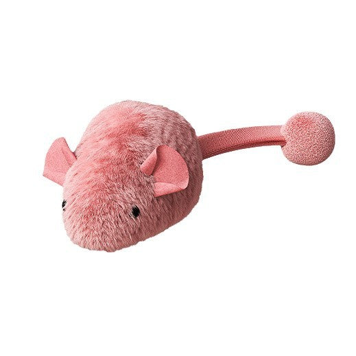 Jouet de chat interactif en forme de souris fluorescente
