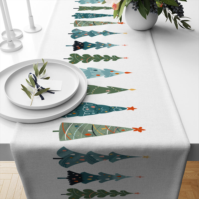 Table de Noël Runner Linge de restaurant isolé nappe