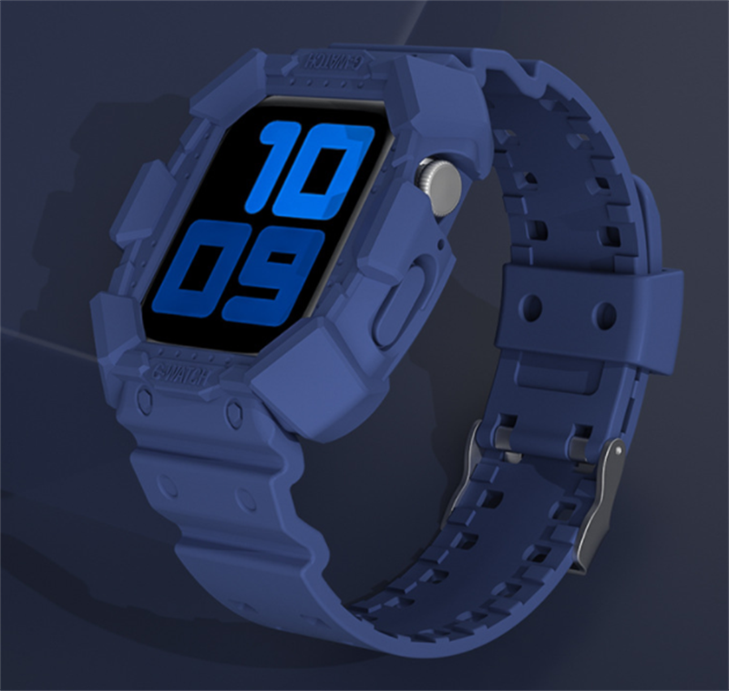 Bracelet intégré en silicone Armor Watch7
