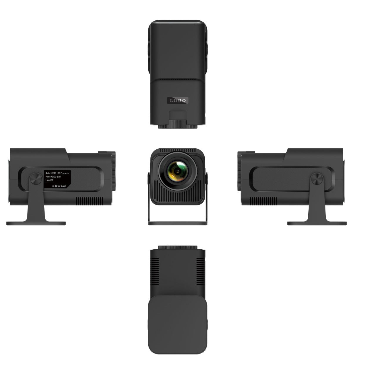 HY320 Android Petit projecteur intelligent HD 1080p
