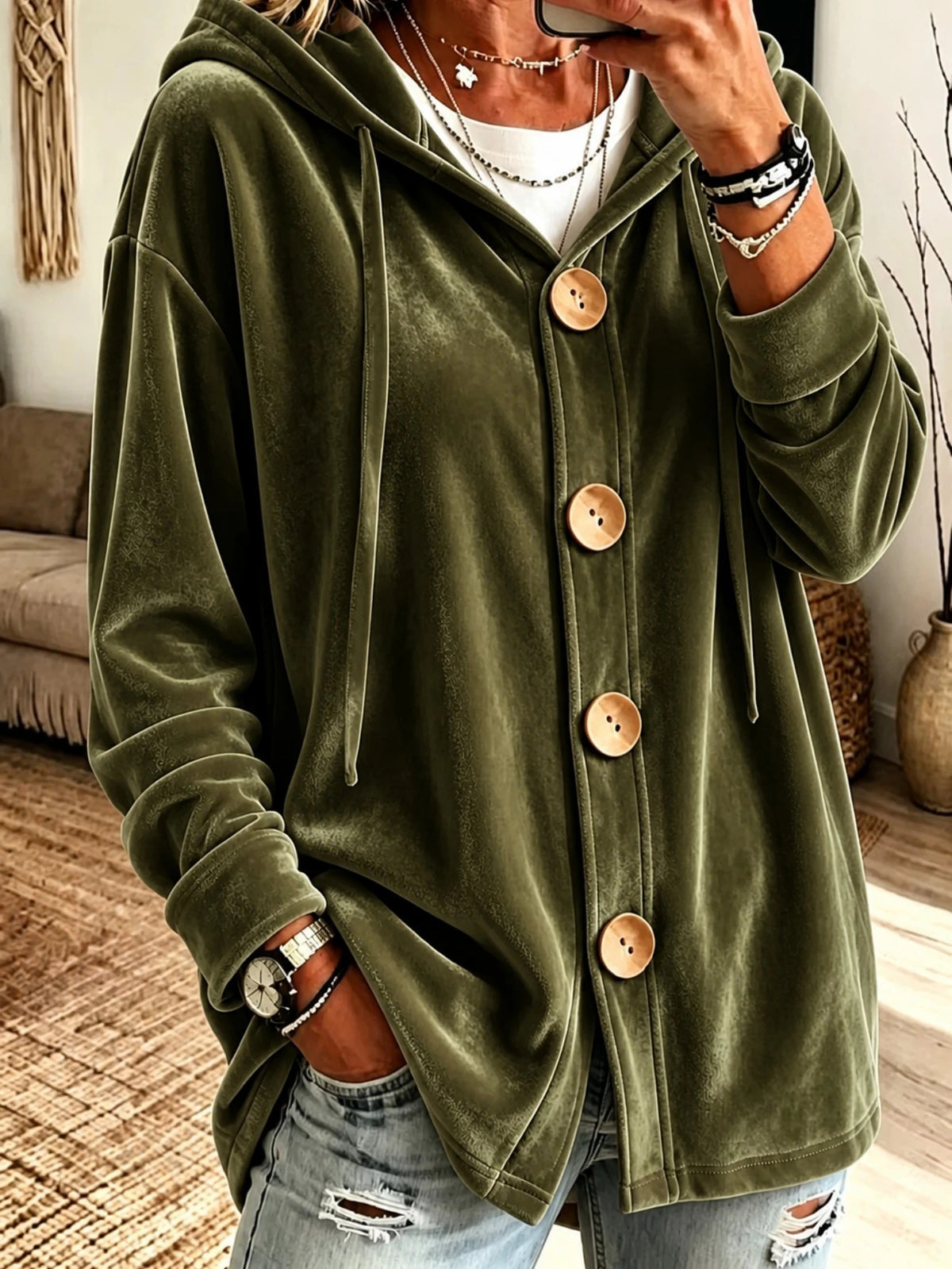 Polyester blouse
