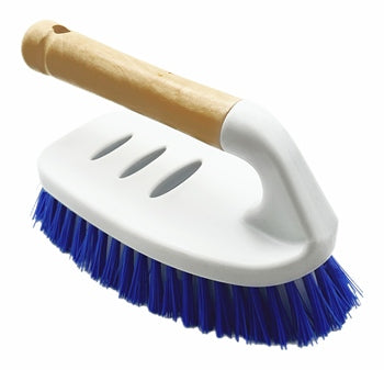 Cleaning brush with white lotus wood handle + PP - 1 piece