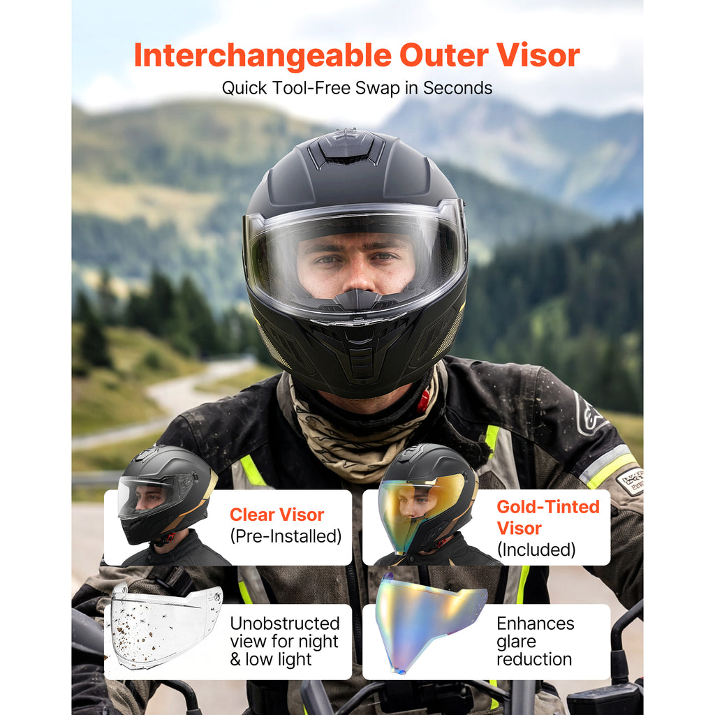 Casques de moto pleine face