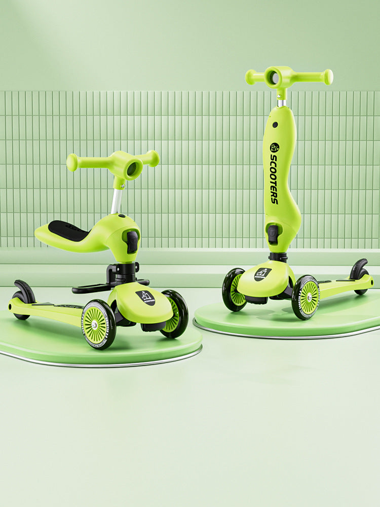 Scooter bébé peut s'asseoir pousser ou glisser