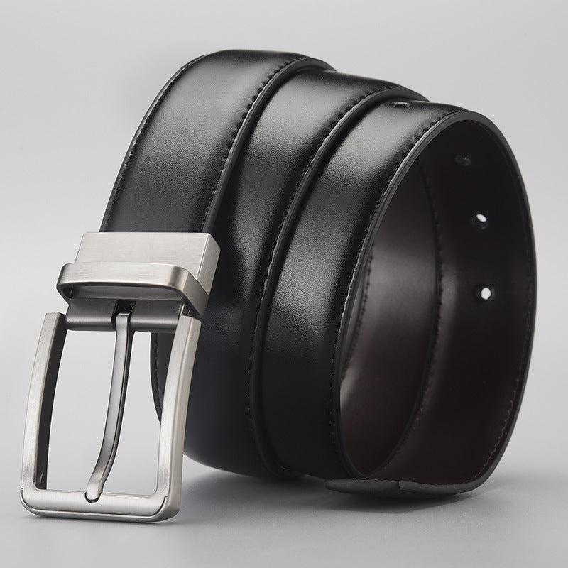 Gentleman Business Style en cuir homme Business Rotation épingle ceinture