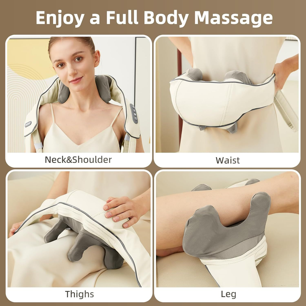 Masseur de cou à 6 voies