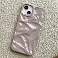 Electroplating Trois dimensions Pléate Pattern Shell Sens avancé