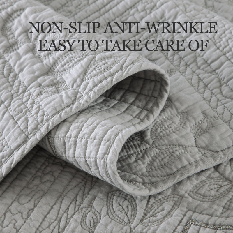 3D Couvercle reversible en coton pointillé rembourré Texturé Weave Ultra-Soft Bre