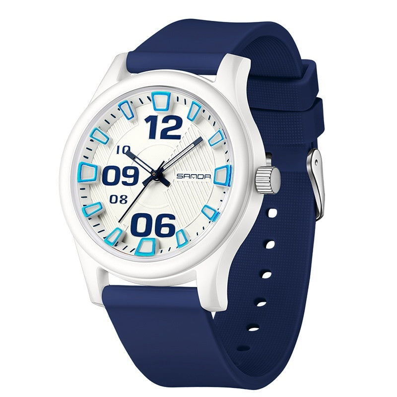 Bracelet en silicone imperméable à blocage de couleur pour enfants