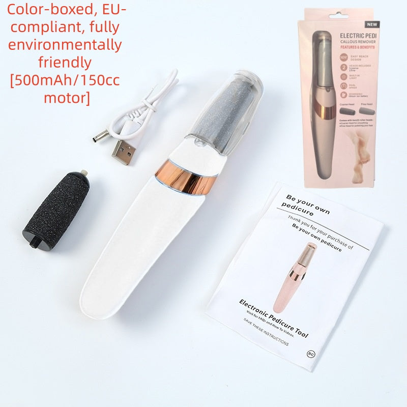 Callus et Dead Skin Remover Foot Scrubber Mini Fichier de pied électrique rechargeable