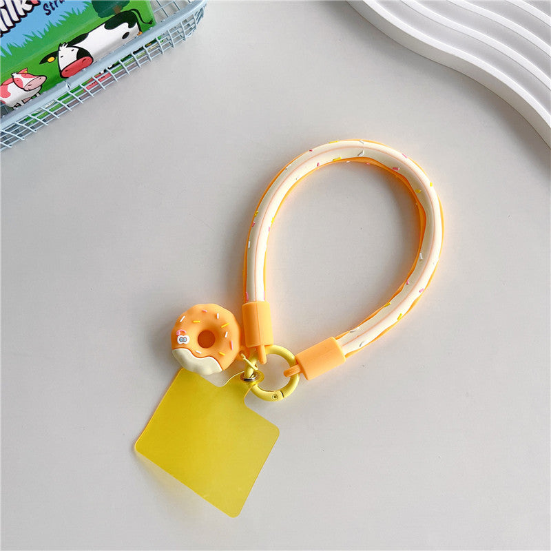 Bracelet Donut Soft Silicone Téléphone Étui suspendu