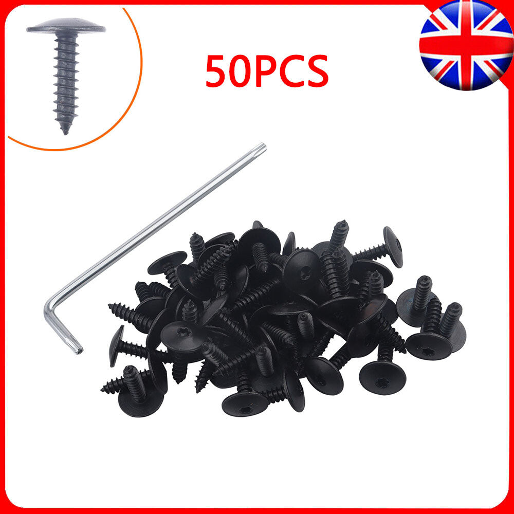 50x Couverture de moteur sous-ray Splashguard Roue Arch Torx vis pour VW A Udi