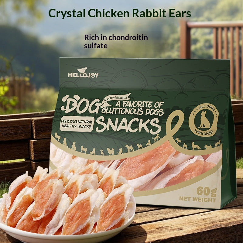 Chien d'animaux de compagnie traite les chews nutritifs de canard Okra