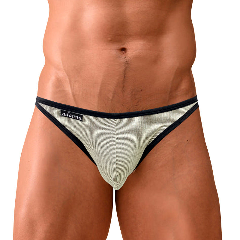 Slip de taille basse en couleur solide pour homme