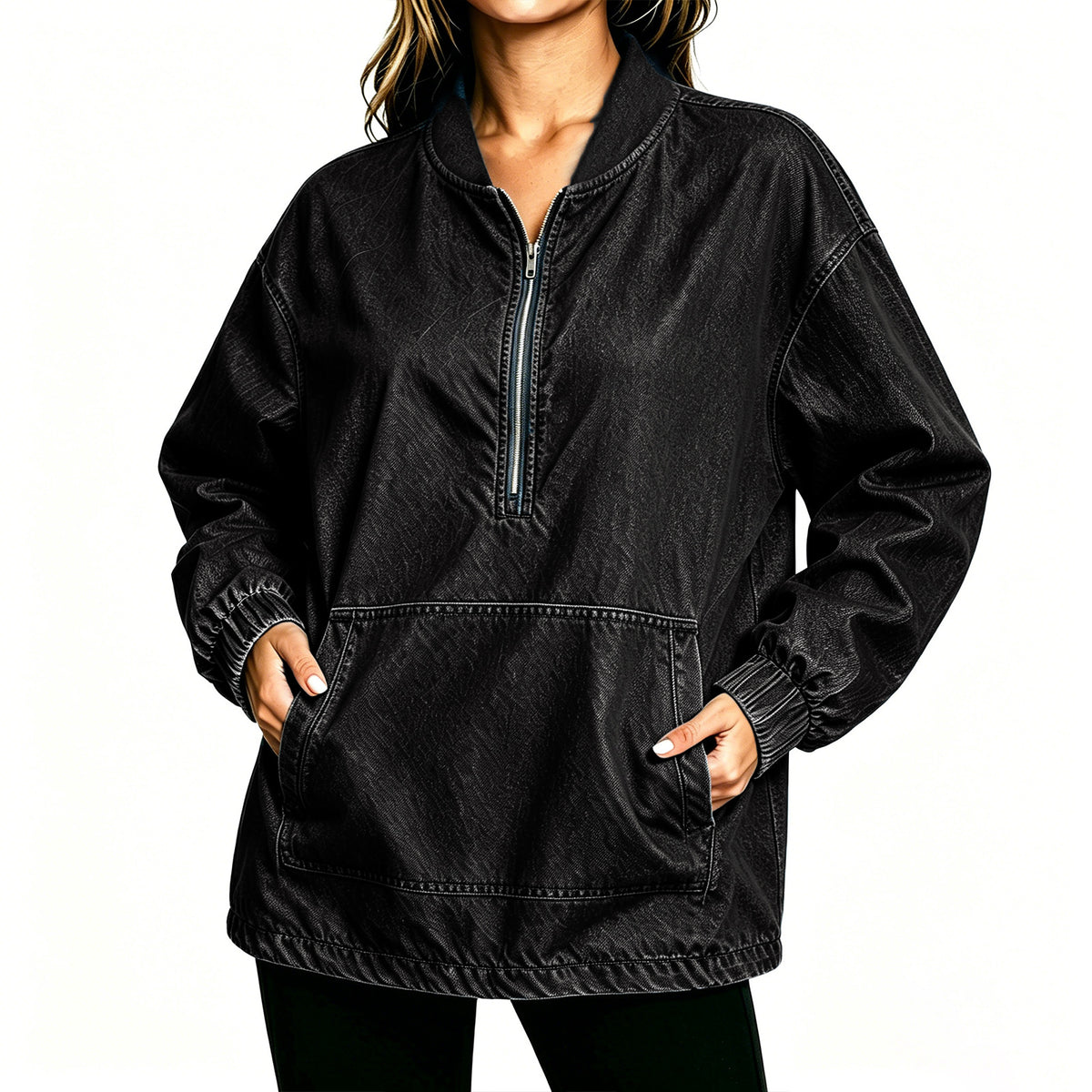 Veste en Denim à manches longues, à manches longues