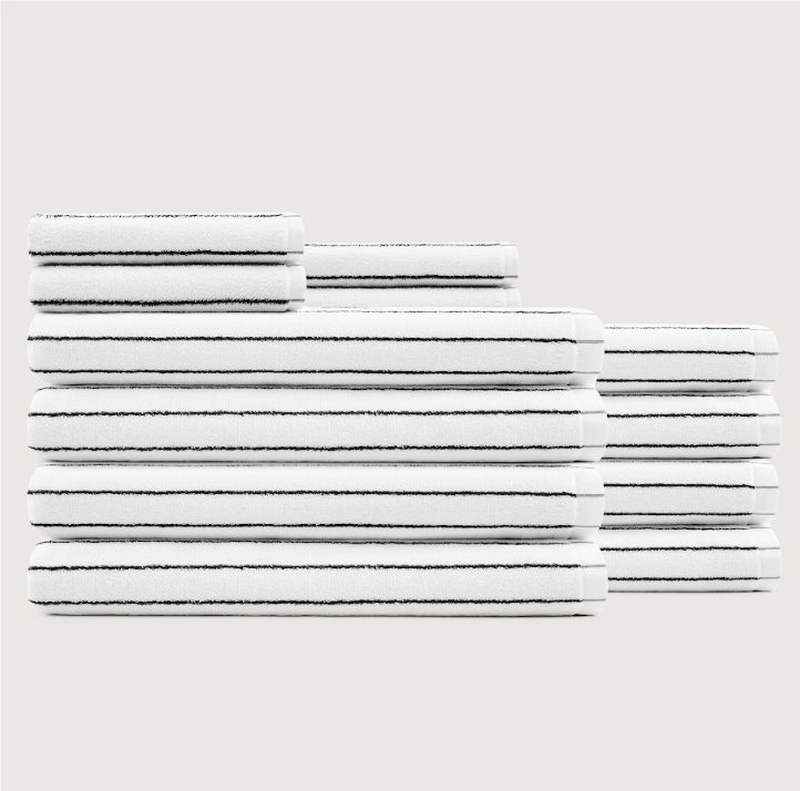 Ensemble de serviette à bande ultrasoft