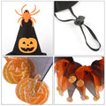 Chapeau d'Halloween Écharpe Set Crâne Pattern Chapeau de chat