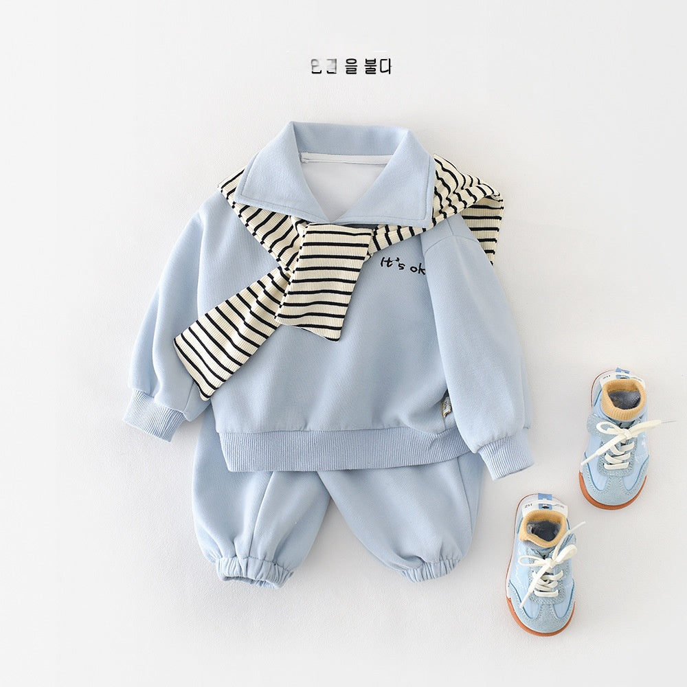 Top et pantalons bébé à manches longues