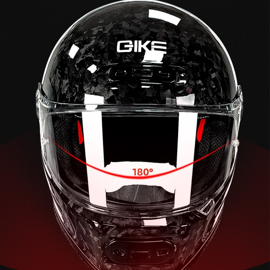 Casque de protection en fibre de carbone simplifié
