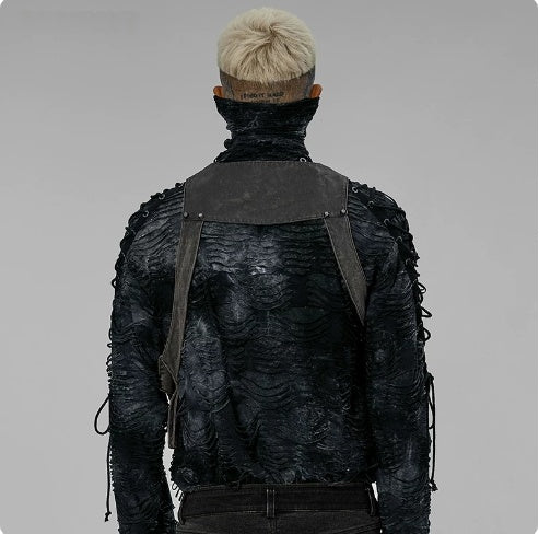 Rock Biker Suspendeurs de style post-apocalyptique
