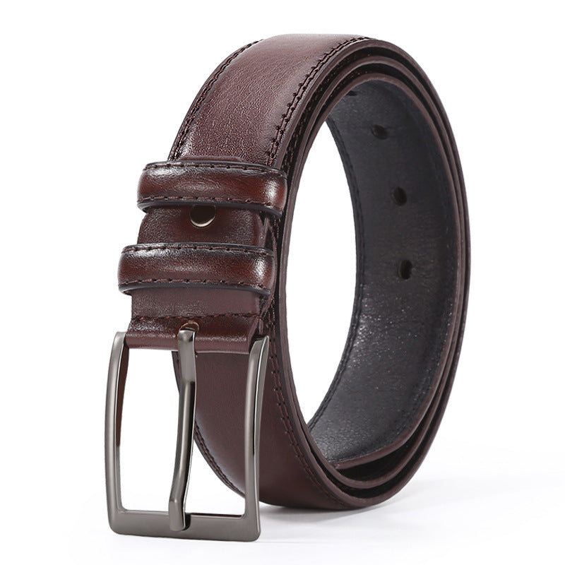 European and American Fashion Ceinture professionnelle masculine Cadeaux créatifs Ceinture Laser Logo Factory W