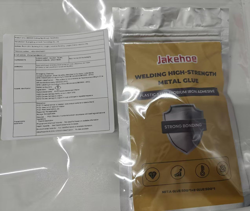 JAKEHOE Kit adhésif de réparation en métal à haute résistance