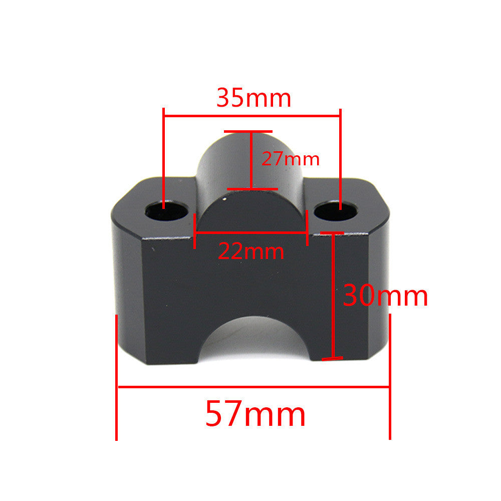 Robinet et poignée haute code CNC de moto