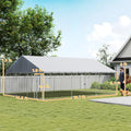 Kennel de chien extérieur robuste avec toit imperméable