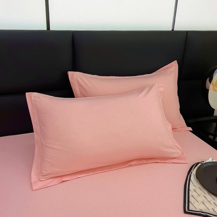 Coussin lavable en coton Aloe de couleur solide Et respirant