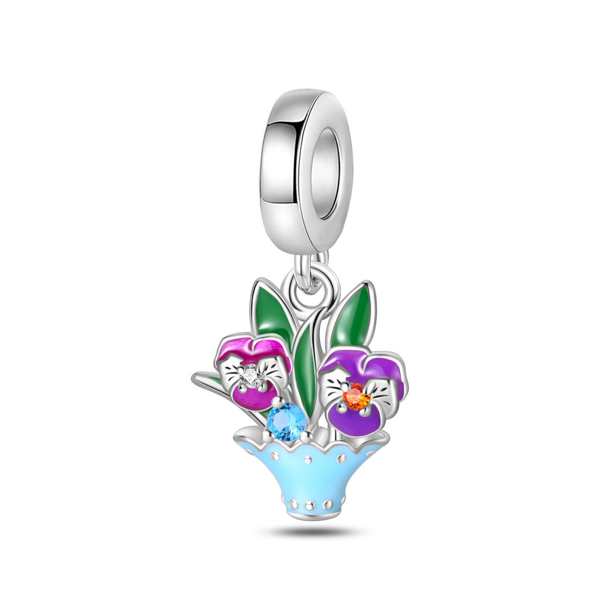 Bracelet de bricolage plaqué argent Charms Et des pendentifs