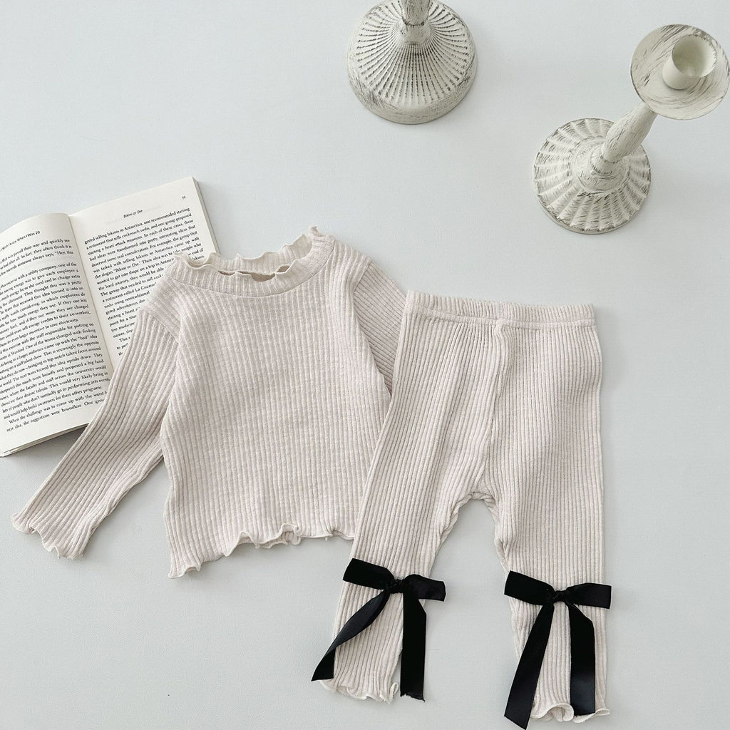 Sunken Stripe Bébé costume homme et les femmes copie secrète moitié collier pantalons de l'arc supérieur