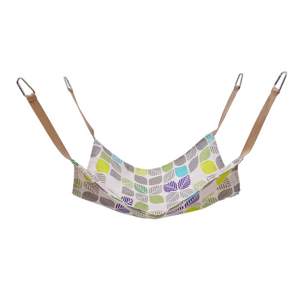 Cat respirant coton lin Hammock résistant à l'usure multicolore Cat Cage Lit suspendu Soft Wi