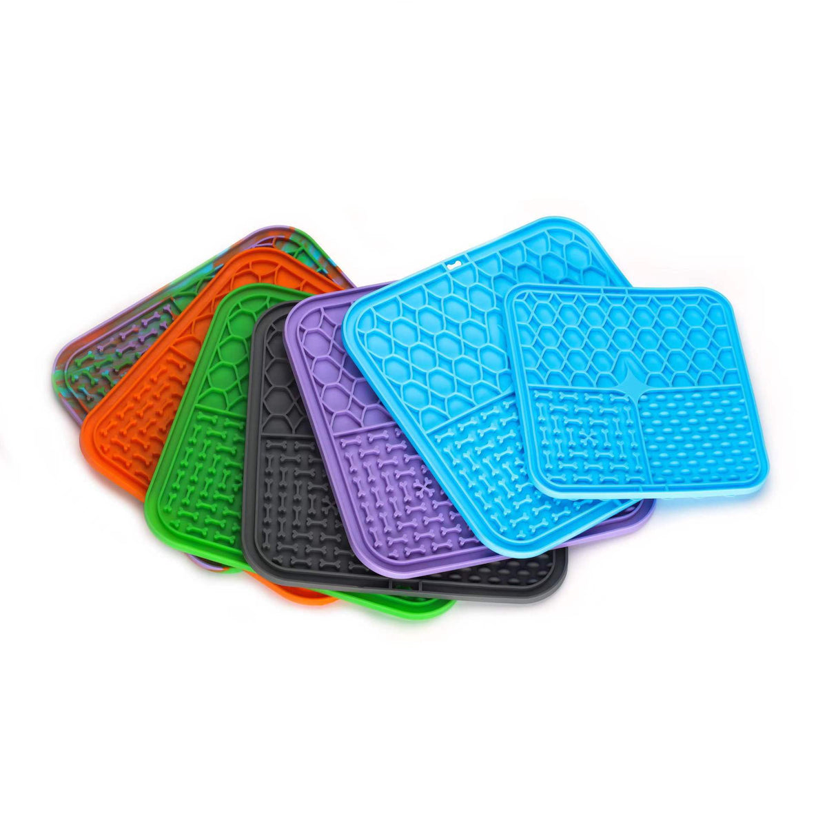 Bottom Suction Cup Non-slip Silicone Pet Slow Food Mat